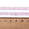 Transparent Crackle Glass Beads Strands GLAA-NH0001-04-A03-2