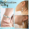 150Pcs 15 Style Transparent Spray Painted Glass Beads GLAA-SC0001-92-5