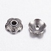 Tarnish Resistant 5-Petal 304 Stainless Steel Bead Cap STAS-N0005-01P-1