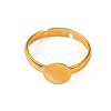 Brass Adjustable Ring Components KK-WH0035-83-1