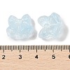 Transparent Spray Paint Glass Beads X-GLAA-Z011-06-3