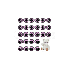 12Pairs Computerized Embroidery Cloth Self Adhesive Patches PATC-BC0001-12A-7