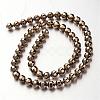 Electroplate Non-magnetic Synthetic Hematite Bead Strands G-F300-31A-06-2