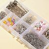 DIY Safety Pin Brooch Earring Making Kit DIY-FS0004-32-5