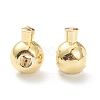 Brass Crimp Beads KK-F826-04G-2