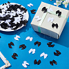 200Pcs 2 Colors Handmade Woven Accessories AJEW-AR0002-72-4