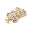 Brass Micro Pave Cubic Zirconia Pendants KK-M240-19-5