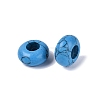 Dyed Synthetic Turquoise European Beads G-N359-17A-14-2
