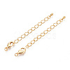 Brass Chain Extender KK-T074-61G-01-2