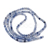 Natural Blue Aventurine Beads Strands X-G-M449-B01-2mm-3
