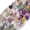 Natural Colorful Fluorite Beads Strands G-P497-01E-10-1