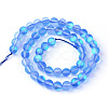 Synthetic Moonstone Beads Strands X-G-R375-8mm-A11-2