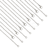 20Pcs 304 Stainless Steel Cable Chain Necklaces Set for Men Women MAK-NB0001-15P-2