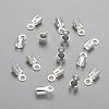 Brass Cord Ends KK-E182-S-1