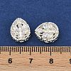 Brass Pave Cubic Zirconia Multi-strand Links ZIRC-F145-07S-01-3