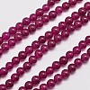 Natural & Dyed Malaysia Jade Bead Strands G-A146-4mm-A15-3