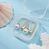 2Pcs Brass Teardrop Dangle Earrings DIY-YW0007-30-5