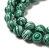 Synthetic Malachite Dyed Beads Strands G-P507-02A-01-4