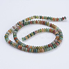 Natural Indian Agate Beads Strands G-P354-14B-4x2mm-2