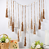 Bohemian Hand-woven Cotton Rope Tassel with Wood Beads Wall Hanging Ornaments FIND-WH20019-136A-03-3