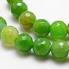Natural Agate Bead Strands G-K166-07F-8mm-3