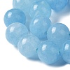 Natural Green Jade Imitation Aquamarine Beads Strands G-B046-08A-4
