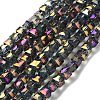 Electroplate Glass Bead Strands EGLA-R064-6mm-08-2