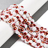 Printing Glass Beads for Necklaces Bracelets Making GLAA-B020-02A-05-2