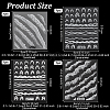 4 Sheets 4 Style 5D Nail Art Stickers STIC-OC0001-04-2
