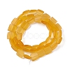 Transparent Frosted Glass Beads Strands FGLA-S001-M01-3