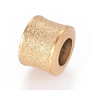 201 Stainless Steel Textured Beads STAS-M003-12G-2
