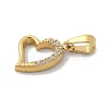 Ion Plating(IP) 304 Stainless Steel Micro Pave Cubic Zirconia Pendants STAS-Z107-04G-04-2