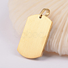 304 Stainless Steel Enamel Pendants STAS-O075-08AG-2
