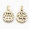 201 Stainless Steel Pendants STAS-N089-29G-1