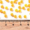 Baking Paint Glass Seed Beads SEED-H002-I-A511-4