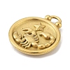 Real 18K Gold Plated Tone 304 Stainless Steel Pendants STAS-K291-01G-12-2