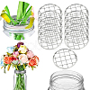 304 Stainless Steel Mason Jar Flower Frog Lid AJEW-WH0347-98A-6