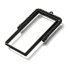 Alloy Open Back Bezel Pendants PALLOY-I223-07EB-2