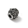 304 Stainless Steel European Beads STAS-H238-09I-AS-2