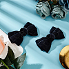 Polyester Bowknot Shoe Decorations AJEW-WH0323-25F-4