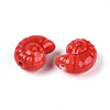Glazed Porcelain Beads PORC-I028-02H-01-2
