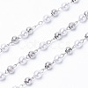 Handmade Acrylic Beaded Chains KK-I651-02P-1