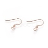 304 Stainless Steel Earring Hooks X-STAS-H436-04RG-2