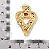 304 Stainless Steel Rhinestone Pendants SA-CBAA9A2-01G-03-3