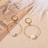 Large Hole Pearl Beads Hoop Earring EJEW-JE04724-01-2