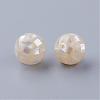 Natural White Shell Beads SSHEL-Q298-10mm-08-2