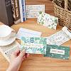 Envelope and Floral Pattern Thank You Cards Sets DIY-CP0001-82-5