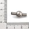 304 Stainless Steel European Clasps STAS-Z115-04P-07-3
