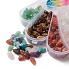 8 Styles Natural & Synthetic  Mixed Gemstone Chips Beads G-YW0001-17-3