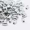 Plating Eco-Friendly Plastic Beads KY-K002-03-6X3mm-S-1